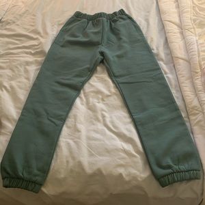 Zara green sweatpants